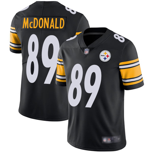 Youth Pittsburgh Steelers Football #89 Limited Black Vance McDonald Home Vapor Untouchable Nike NFL Jersey->youth nfl jersey->Youth Jersey